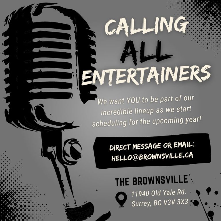 Brownsville Pub Live Music Events in Surrey BC 768x768