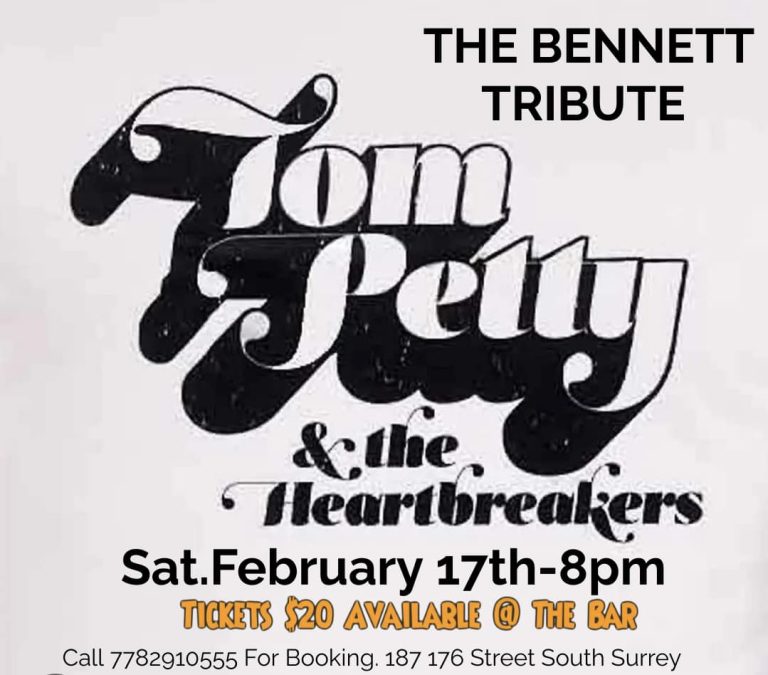 The Bennett South Surrey Pub Tom Petty Tribute Band 768x675